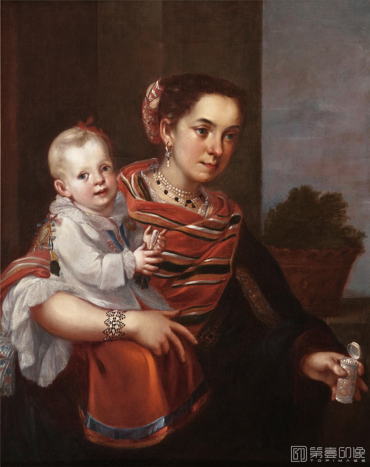 油画-美国洛杉矶国家美术馆-Juan Patricio Morlete Ruiz (attributed to)-Casta Painting-166